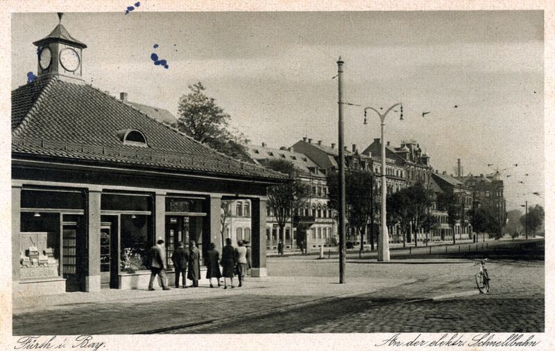 Datei:AK Schnellbahn Freiheit gel 28 Sept 1929.jpg