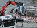 Vorbereitung Reparatur Brunnen Löwenplatz März 2025