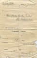 Rechnung über 10 Mark, ausgestellt von Dr. med. Jakob Frank im Januar 1918, unterschrieben mit "Frau Dr. Frank"