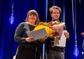 Leonhard und Ida Wolf Gedächtnispreis für Julie Batteux und Lukas Langguth bei Preisverleihung im Kulturforum Schlachthof, Nov. 2022