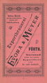 Brauerei Evora & Meyer, ehemals Erlanger Str. 50, Werbeanzeige von 1898