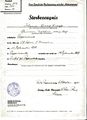 Sterbeurkunde von Johann Konrad Krauß (Fam. Fischer) zum Nachweis der "arischen" Abstammung durch Pfr. Simon, 1942
