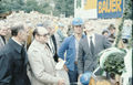 Baubeginn U-Bahn Fürth, Festakt an der Jakobinenstraße, 9. Juli 1979. Links der Fürther Stadtbaurat , danach Willy Prölß, dahinter <a class="mw-selflink selflink">Kurt Scherzer</a>