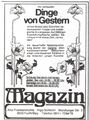 Werbung "Magazin" Alte Frankenmühle Ingo Schlicht in der Schülerzeitung <!--LINK'" 0:518--> Nr. 1 1979