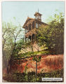 Gebäude des Meierskellers oder im Grüner Park am Kellerberg. Ungelaufene Postkarte, beschriftet mit »13. Juni 1907«