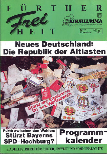 Datei:Fürther Freiheit November 1990.jpg