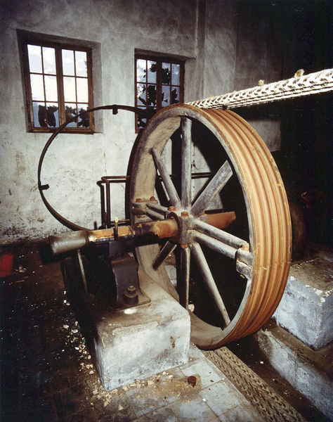 Datei:Foerstermühle Turbinenhaus 1980.jpg