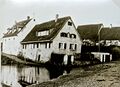 Das alte Fischerhaus an der Regnitz, vermutlich in den 1960er Jahren