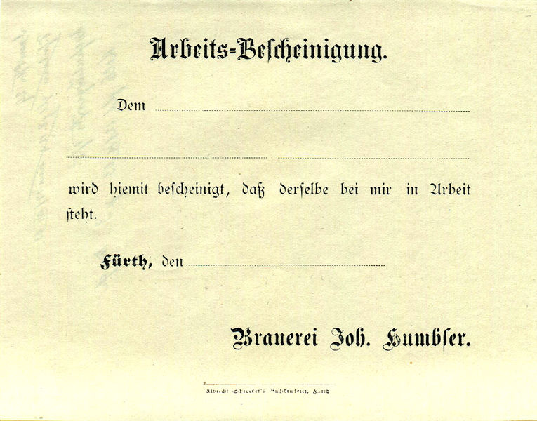Datei:Humbser Arbeitsbescheinigung.jpg