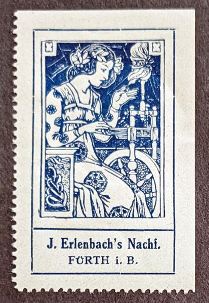 Datei:Werbemarke Erlenbach 1.jpg