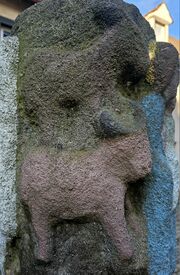 20260115 Weihnachtssäule Ochs Esel.jpg