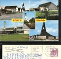 Ansichtskarte Stadeln vom 29.11.1983 mit , <a class="mw-selflink selflink">Christuskirche</a>,  und 
