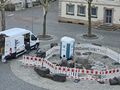 Reparatur Brunnen Löwenplatz März 2025