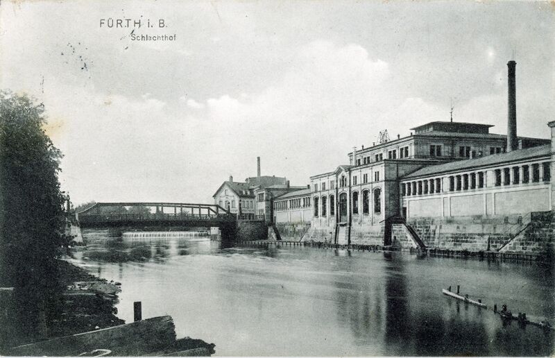 Datei:AK Schlachthof gel 1909.jpg