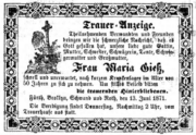 Traueranzeige Maria-Giess 1871.png