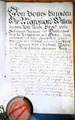 Dorfordnung der Gemeinde Stadeln von <!--LINK'" 0:46--> im Original und ab Seite 9 als handschriftliche Darstellung (Druckschrift) von Georg Mehl
