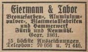 Eiermann und Tabor Werbung 1931.jpg
