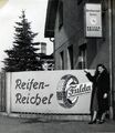 Reifen-Reichel in der Langen Straße, 1955