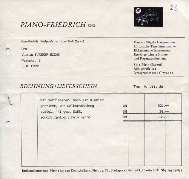 Datei:Rechnung Piano Friedrich 1988.jpg