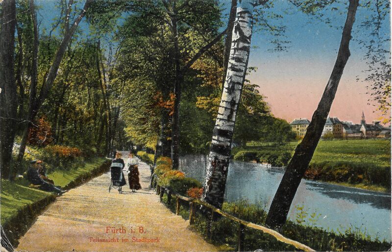 Datei:AK Stadtpark Teilansicht 1921.jpg