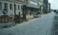 vorbereitende Tiefbauarbeiten in der Gebhardtstr. für U-Bahnbau, Mai 1979