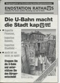 Flyer der BI "Für Fürth - Gegen die U-Bahn", 1996
