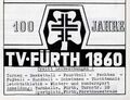 Werbung vom Sportverein TV Fürth 1860 in der Schülerzeitung <!--LINK'" 0:9--> Nr. 6 1961