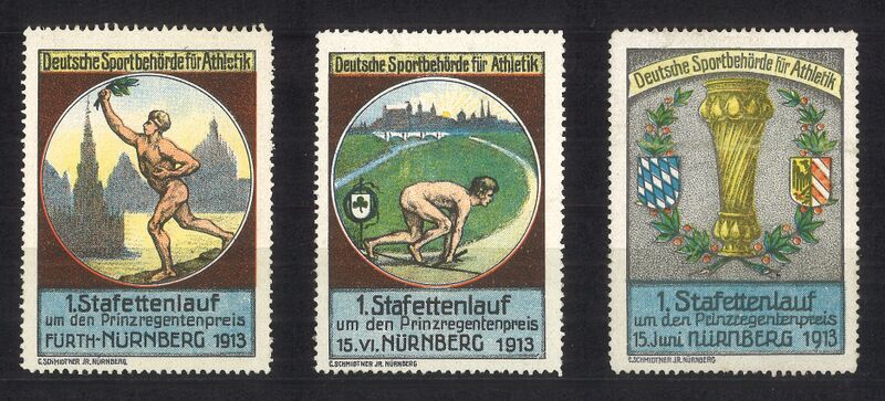 Datei:Reklamemarken Stafettenlauf 1913.jpg