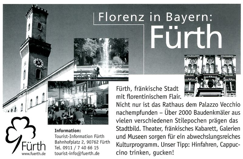 Datei:Werbung Tourist-Information Fürth 2004.jpg