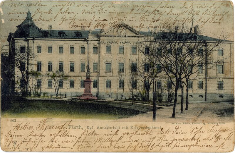 Datei:AK Amtsgericht gel 1910.jpg