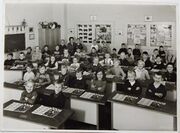 1. Klasse Schule Stadeln 1964.JPG