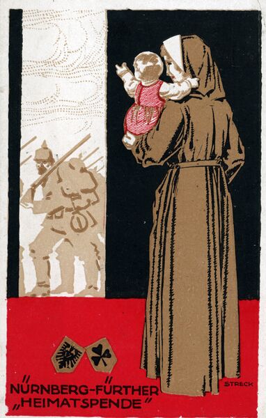 Datei:AK Nürnberg-Fürther Heimatspende Off Postkarte Nr 1 ngl ca 1915.jpg