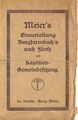 Titelseite: Einverleibung Burgfarrnbach´s nach Fürth, 1923