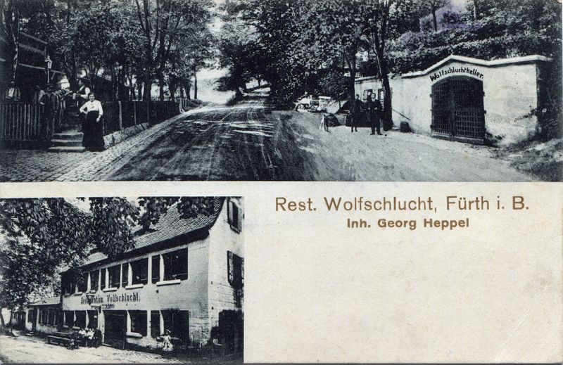 Datei:Wolfschlucht Kneipe gel 1918.jpg