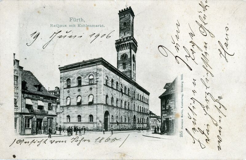 Datei:AK Rathaus gel 1906.jpg