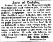 1867-05-28 Fränk.Kurier Riedel.png