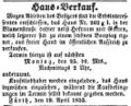 Verkaufsanzeige, April 1853 <span class="smw-highlighter" data-type="8" data-state="inline" data-title="Hinweis" title="Erstellungsdatum: April 1853Lizenz: NOC-NC-1.0"><span class="smwtticon note"></span><span class="smwttcontent">Erstellungsdatum: April <!--LINK'" 0:27--><br>Lizenz: NOC-NC-1.0</span></span>