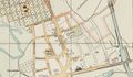 Ausschnitt aus einem Stadtplan von 1905, in dem der "Evora-Keller" mit der Nr. 23 eingezeichnet ist