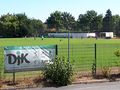 Das Sportgelände der DJK Fürth mit einem Fußballspielfeld und einem Trainingsplatz im Jahr 2018