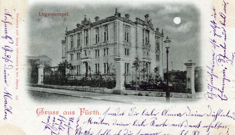 Datei:AK Logenhaus gel 8 Mrz 1898.jpg