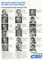 CSU-Stadtratskandidaten im Juni 1972