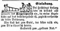 Zeitunganzeige des Wirts <a class="mw-selflink selflink">zum goldnen Rad</a>, April 1852
