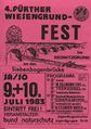 4. Fürther Wiesengrund-Fest im Rednitzgrund im Juli 1983
