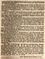 Zeitungsartikel zu Scharre, Fürther Tagblatt 11. März 1840 b