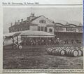 Zeitungsausschnitt zur Umbenennung des Flugplatzes Atzenhof am 1. Oktober 1928.