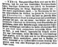 amtliche Mitteilung zur Fusion zweier Erziehungsinstitute, Fürther Tagblatt 25.4.1861