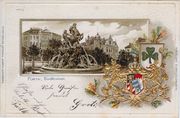 Goldprägekarte Centaurenbrunnen 1903.jpg