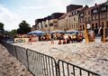 7. Beachvolleyball Turnier mit 500 Tonnen Quarzsand auf der <a class="mw-selflink selflink">Fürther Freiheit</a> im Juni 2007