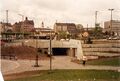Entstehung der U-Bahnhaltestelle Jakobinenstraße mit dem künftigen Platz der Opfer des Faschismus, 1990