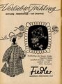 Werbung vom Modehaus Fiedler in der Schülerzeitung <!--LINK'" 0:18--> Nr. 4 1961